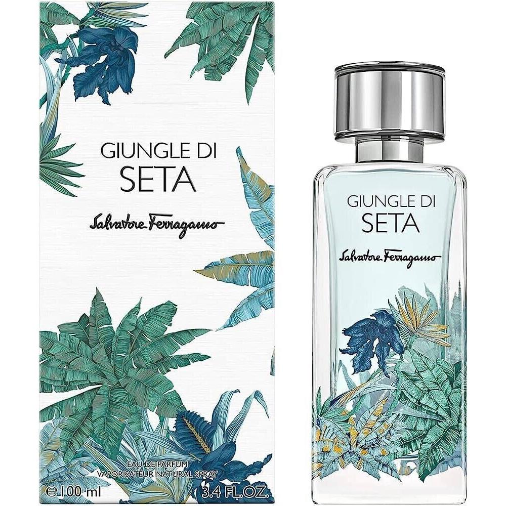 Giungle DI Seta-salvatore FERRAGAMO-EDP-SPRAY-3.4 OZ-100 Ml-authentic-italy