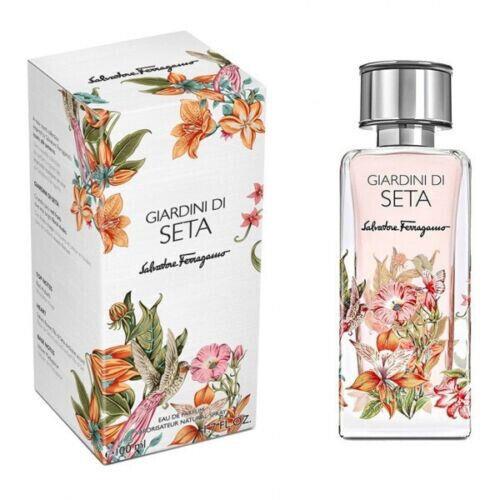 Giardini DI Seta-salvatore FERRAGAMO-EDP-SPRAY-3.4 OZ-100 Ml-authentic- Italy