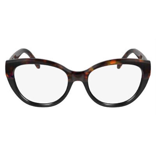 Salvatore Ferragamo Sfg Eyeglasses Women Tortoise/black 53mm