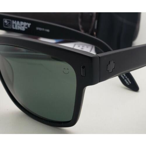 SPY Optics sunglasses HAIGHT - Black Frame, Happy Grey Green Polarized Lens