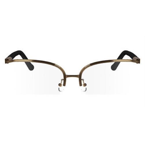 Salvatore Ferragamo Sfg Eyeglasses Women Amber Gold 56mm