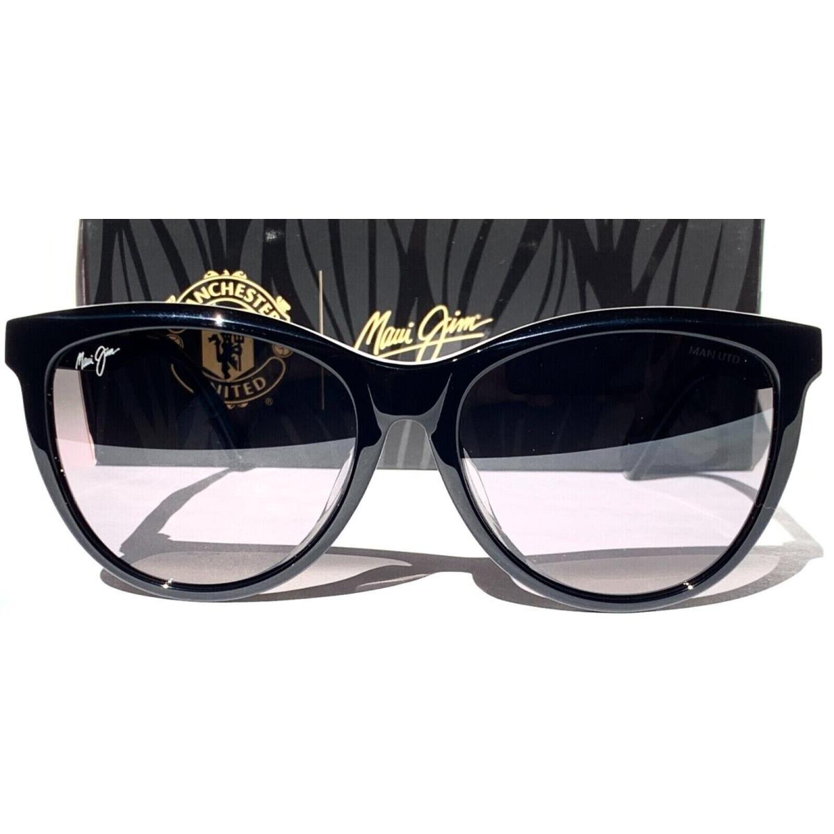 Maui Jim Glory Glory Black Gloss Neutral Grey Polarized Sunglasses GS833-02UTD
