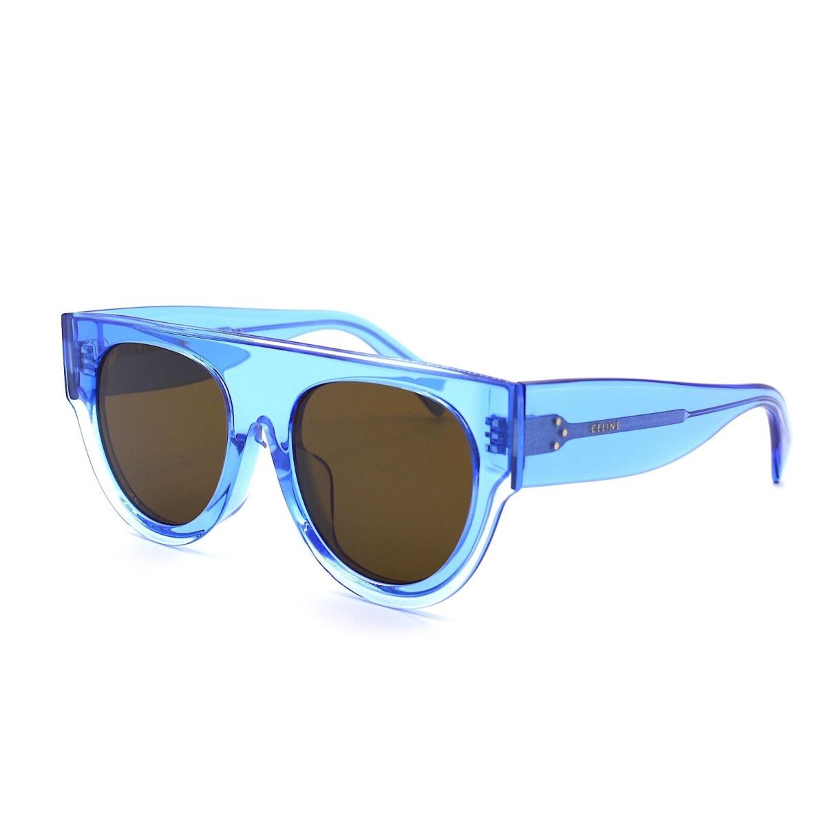 Celine CL40012F 84E Transparent Blue Women`s Sunglasses 52-19-150