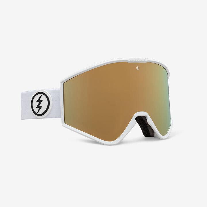 Electric Kleveland Matte White Snow Goggles Genuine