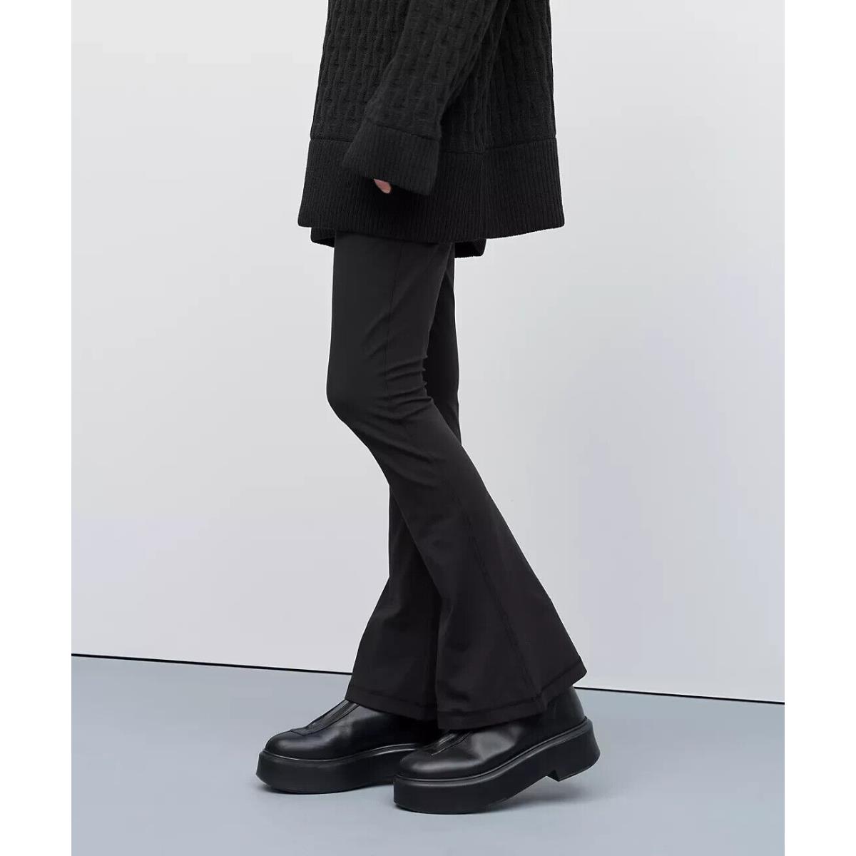 Lululemon Align High-rise Mini-flared Pant Regular Black Size 8. LW5EUSS