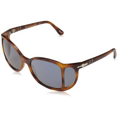 Persol Sunglasses PO0005 9656 54mm Terra Di Siena / Light Blue Lens