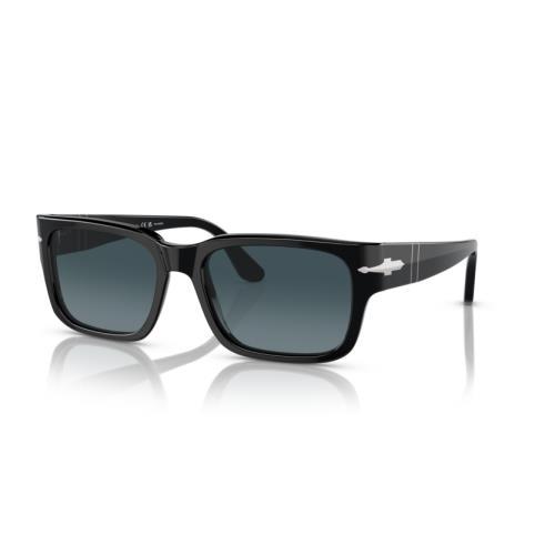 Persol PO3315S 95/S3 58MM Black/ Light Blue Gradient Dark Blue Pol