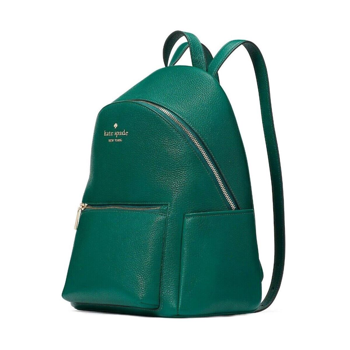 Kate Spade New York Leila Dome Leather Medium Backpack Shoulder Bag Purse