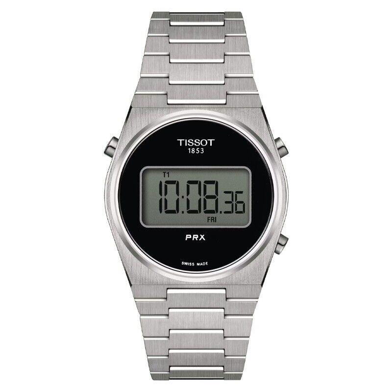 Tissot Prx Digital 35mm Black Dial Steel Unisex Watch T1372631105000
