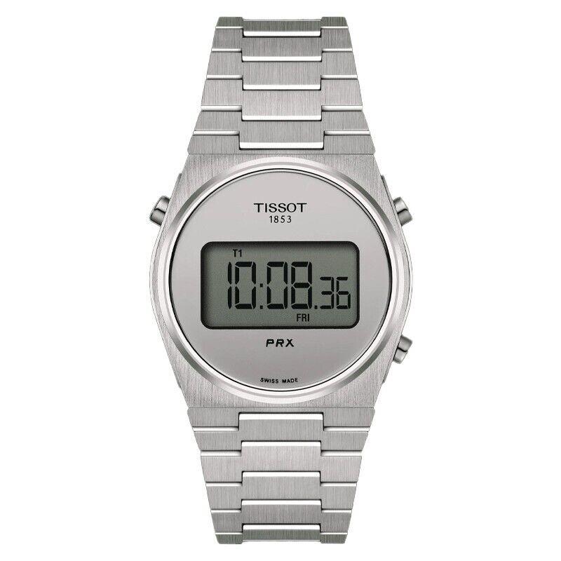 Tissot Prx Digital 35mm Silver Dial Steel Unisex Watch T1372631103000