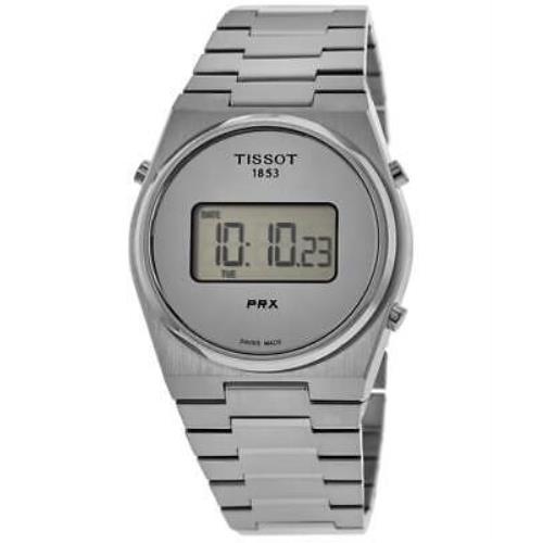 Tissot Prx 39mm Silver Digital Dial Steel Men`s Watch T137.463.11.030.00