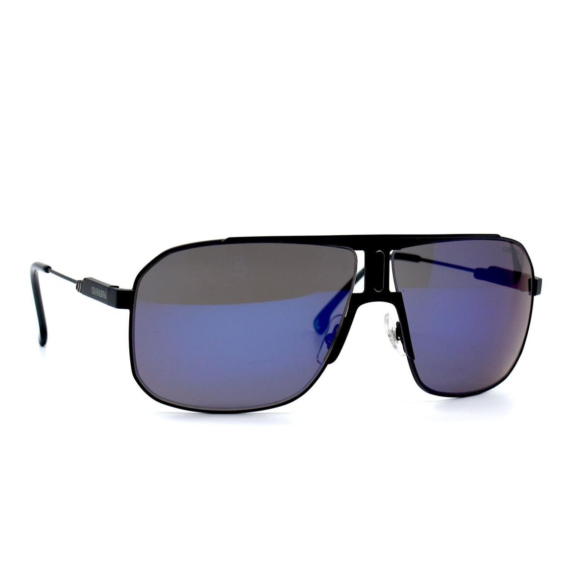 Carrera 1043/S Matte Black Grey Blue Mirror Sunglasses