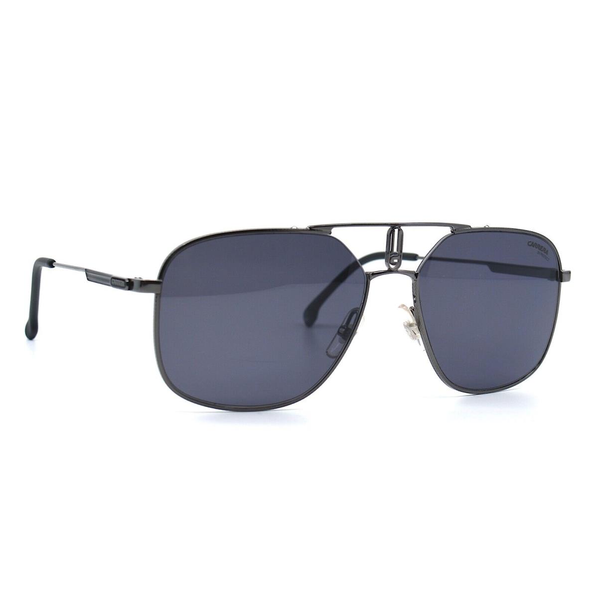 Carrera 1024/S Black Grey Aviator Sunglasses