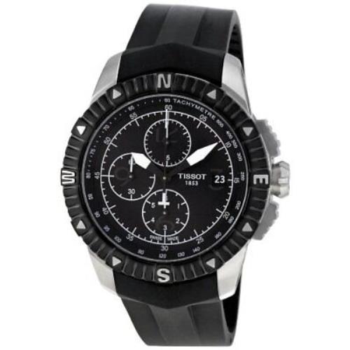 Tissot Men`s T062.427.17.057.00 Black Dial Watch Watch Tissot