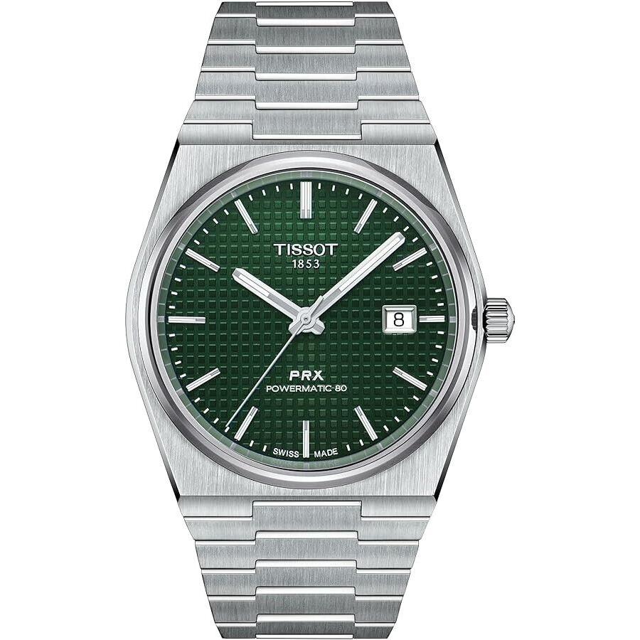 Tissot T1374071109100 Prx Auto 40MM Green Dial Bracelet T137.407.11.091.00