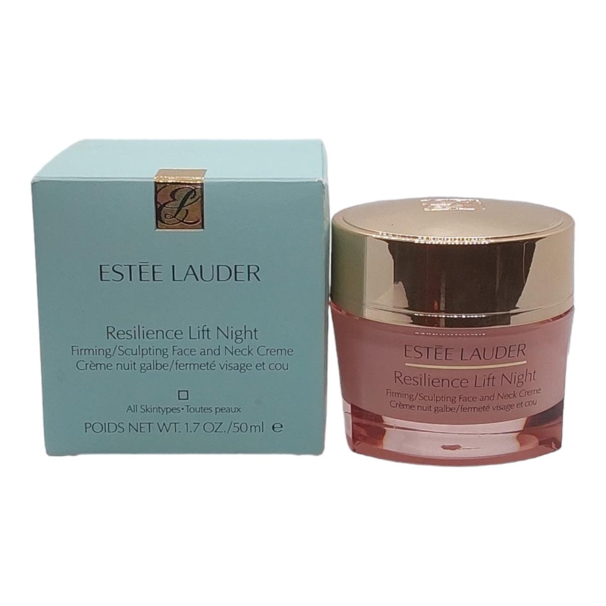 Estee Lauder Resilience Lift Night Firming Sculpting Face Neck Cream 1.7 oz 50ml