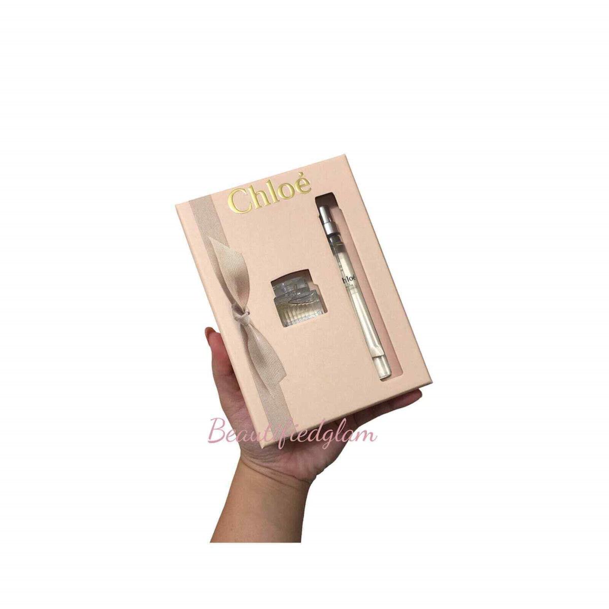 Chloe Signature Edp Perfume 2 Pc Gift Set For Women 0.16 oz 0.33 oz