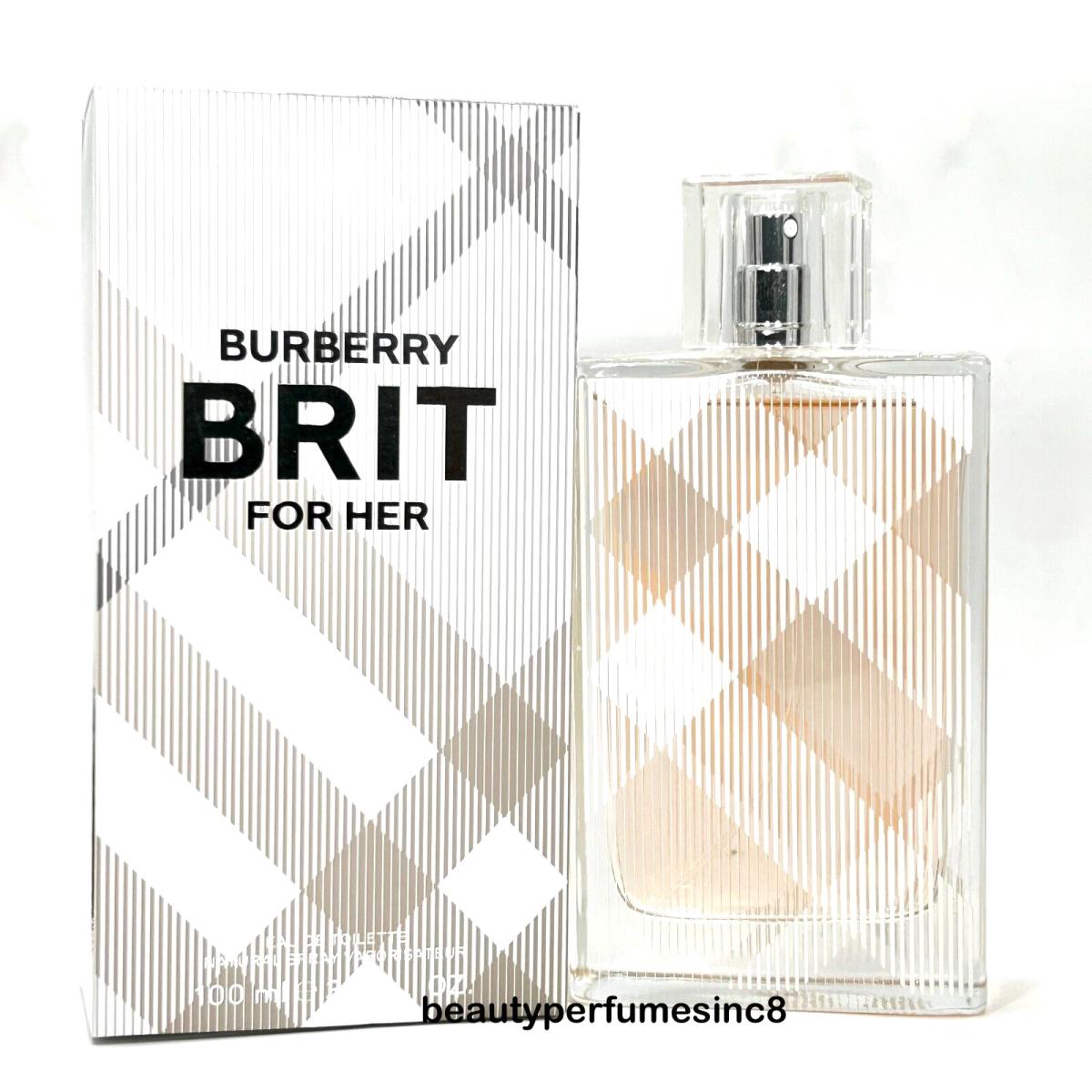 Burberry Brit by Burberry Perfume For Women Edt 3.3 Oz/ 100 ml