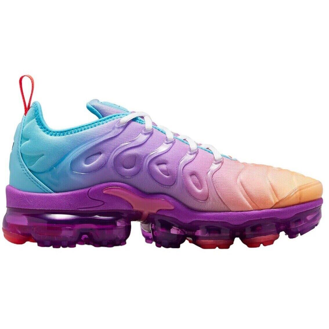 Nike Air Vapormax Plus Women`s Running Shoes All Colors US Sizes 6-11 Fuchsia Dream/Bright Crimson/Vivid Orange/Baltic B