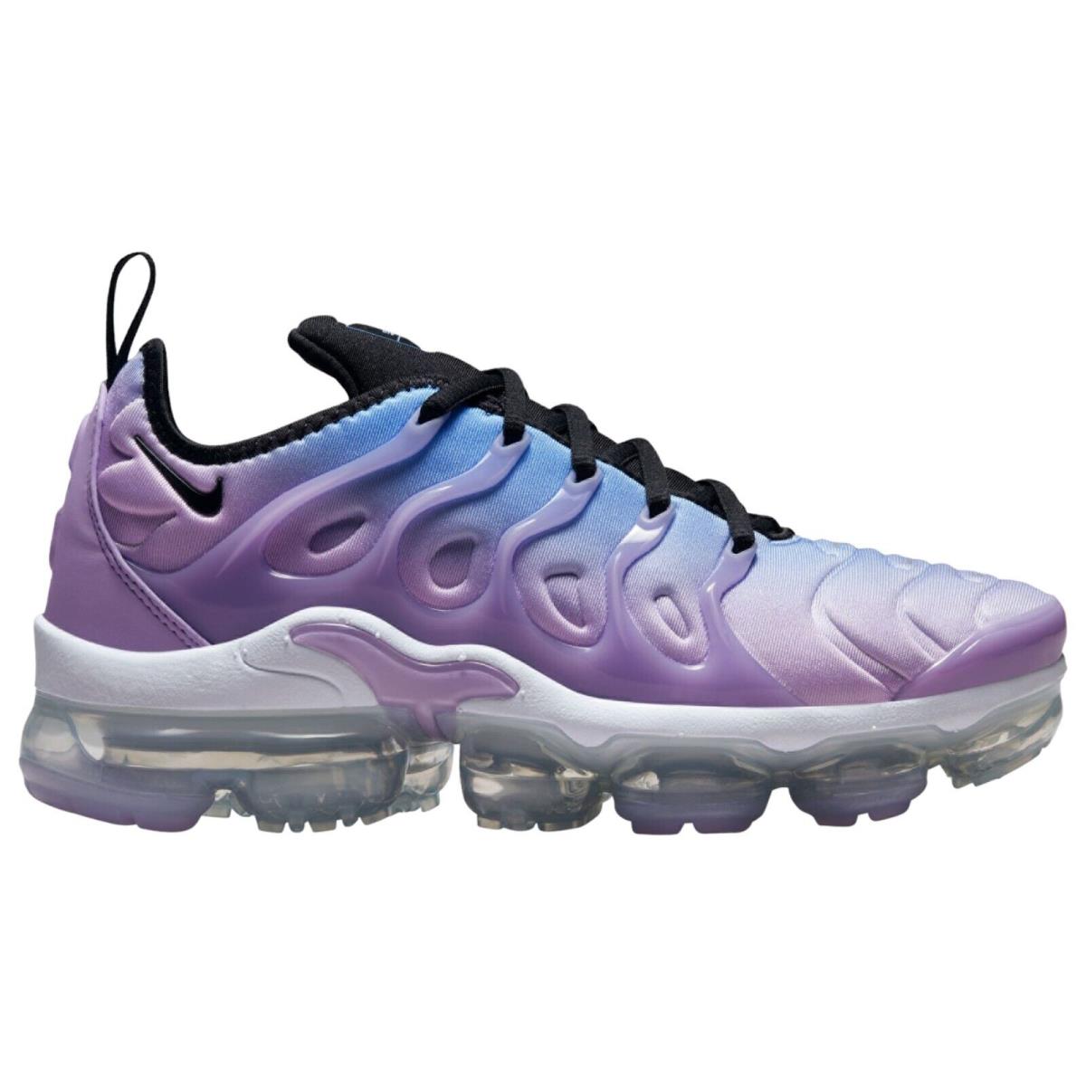 Nike Air Vapormax Plus Women`s Running Shoes All Colors US Sizes 6-11 Lilac/University Blue/Barely Grape/Black