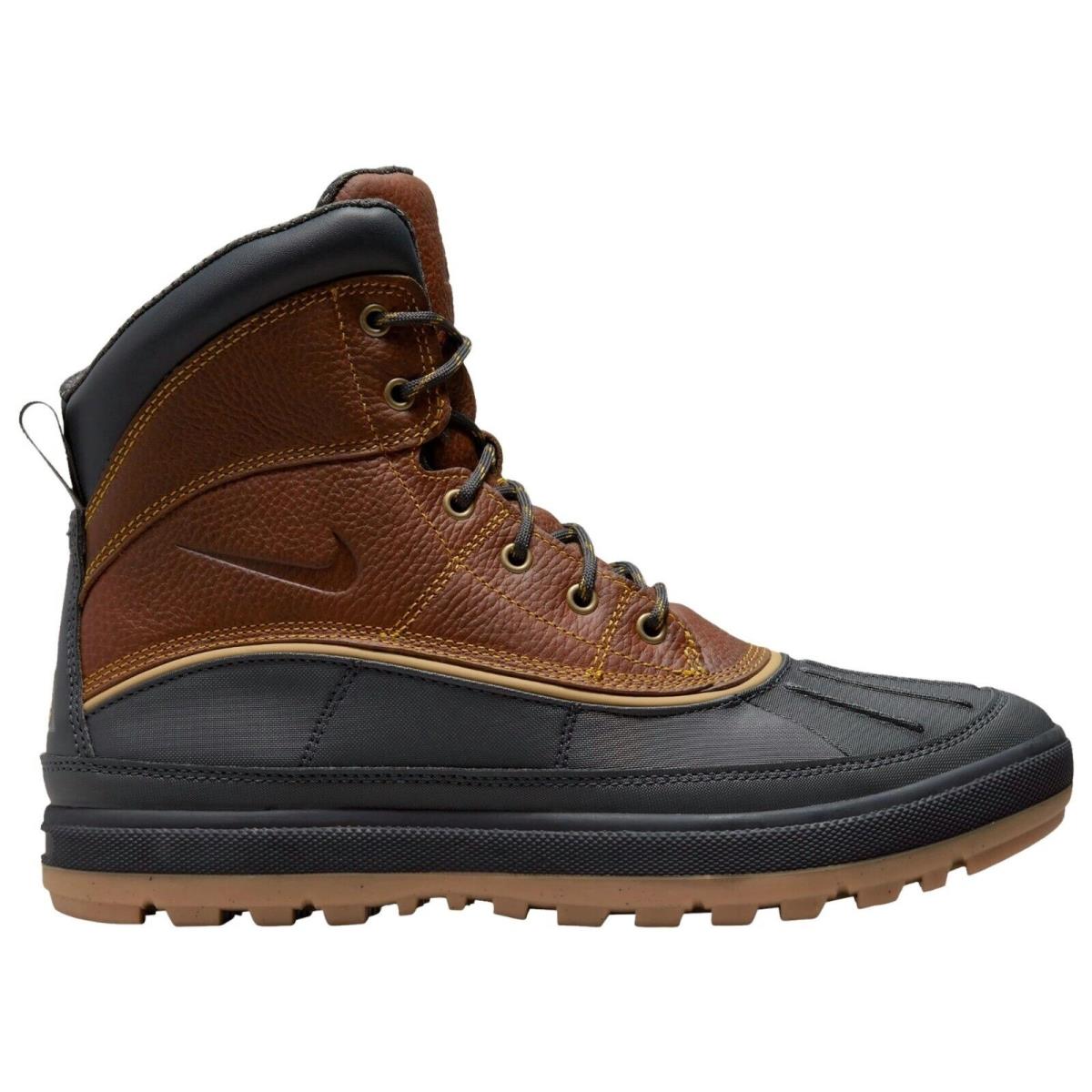 Nike Woodside II Men`s Boots Winter Water-resistant Comfort Hiking Shoes Brown