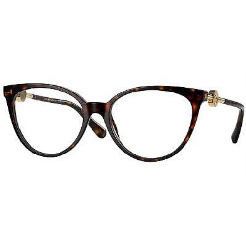 Versace Eyeglasses VE3298B 108 55mm Havana / Demo Lens