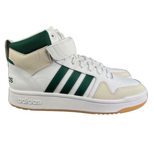 Adidas Postmove Mid White Green Gum Basketball Shoes IE9824 Men`s Sizes 8 - 13 - White