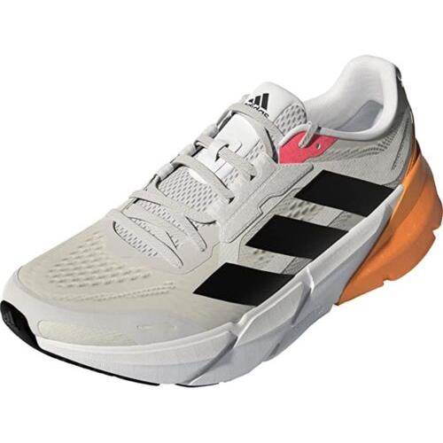 Adidas Men`s Adistar Shoes Grey Flash Orange - Grey One/Carbon/Flash Orange