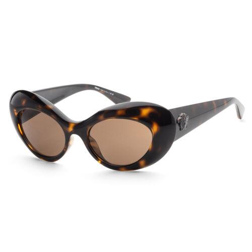 Versace Women`s 52mm Havana Sunglasses VE4456U-108-73-52