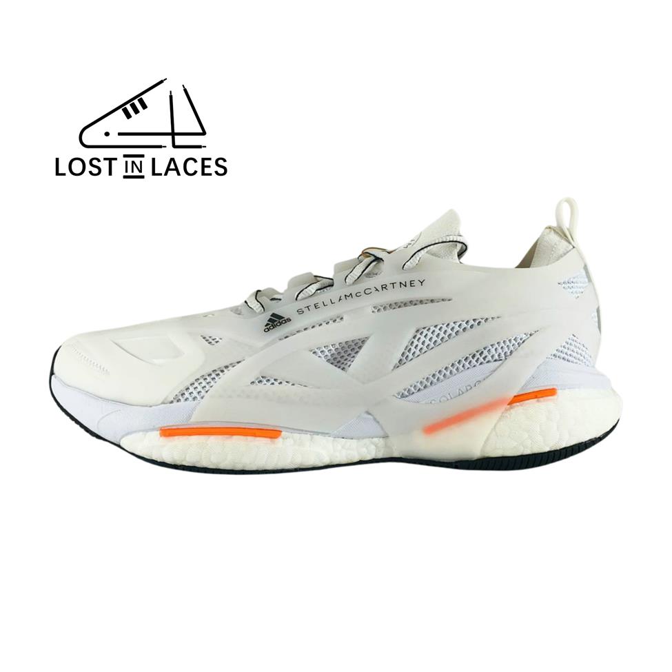 Adidas Stella Mccartney Solarglide White Orange Running Shoes Men`s Sizes