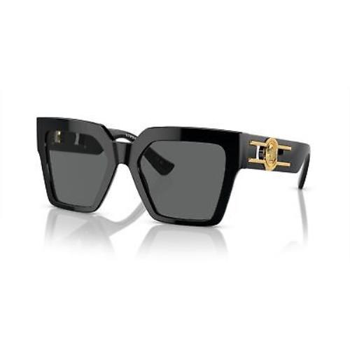 Versace Sunglasses VE4458F GB187 54mm Black / Dark Grey Lens