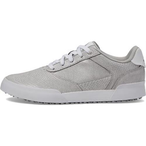 Adidas Women`s Retrocross Spikeless Golf Shoes - Grey Two/Silver Met./Ftwr White