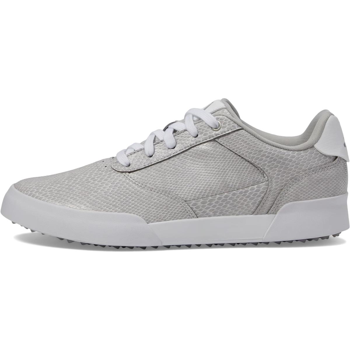 Adidas Women`s Retrocross Spikeless Golf Shoes Grey Two/Silver Met./Ftwr White