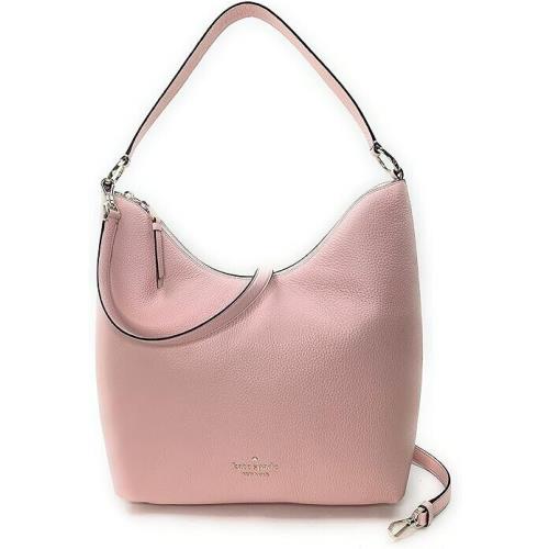 Kate Spade Zippy Large Leather Shoulder Bag Rose Smoke K8140 Retail