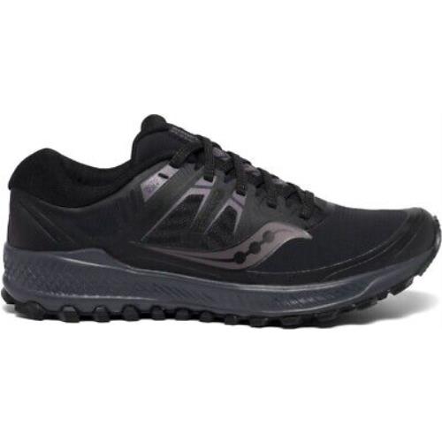 Saucony Peregrine Ice+ Women`s Athletic Running Shoes Black/lavender - S10541-2 - Black/Lavender