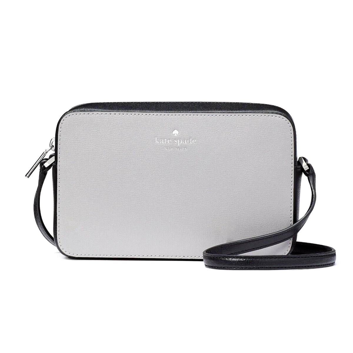 New Kate Spade Sienna Crossbody Bag Leather Nimbus Grey Multi