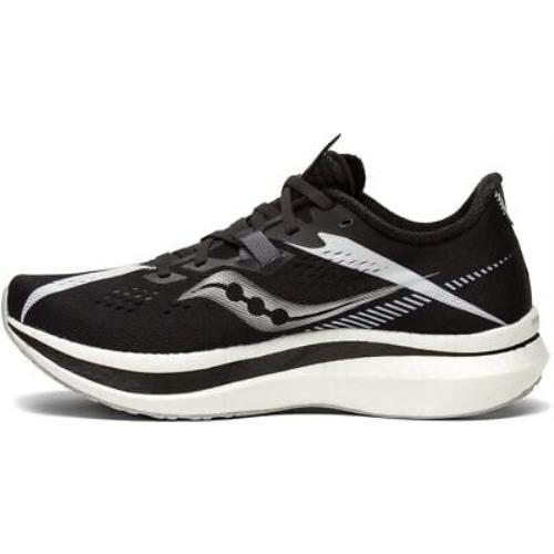 Saucony Endorphin Pro 2 Running Shoes Women`s Black/white 7 - Black/White