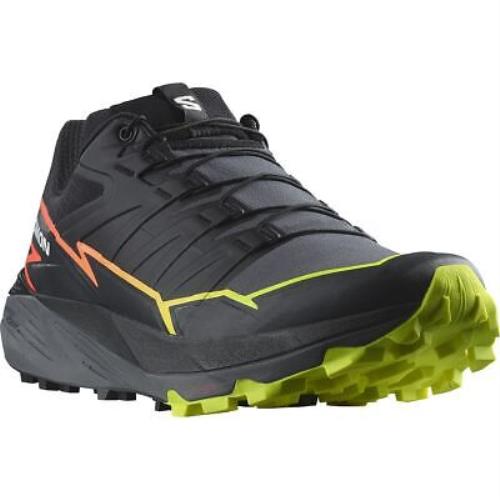 Salomon Thundercross Men`s Trail Running Shoes Black/quiet Shade/fiery Coral M