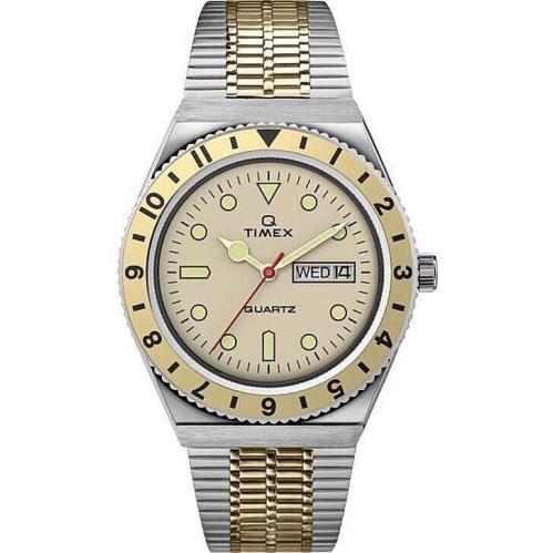 Timex Q Timex Reissue Diver Style Two-tone Men`s Watch TW2V18600