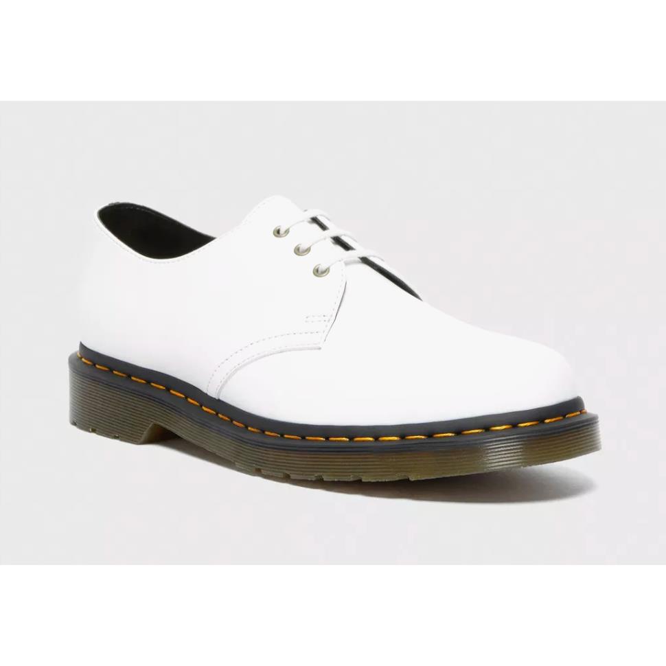 Dr. Martens 1461 US Mens 6 White Kemble Vegan Leather 3-Eye Oxford Dress Shoe