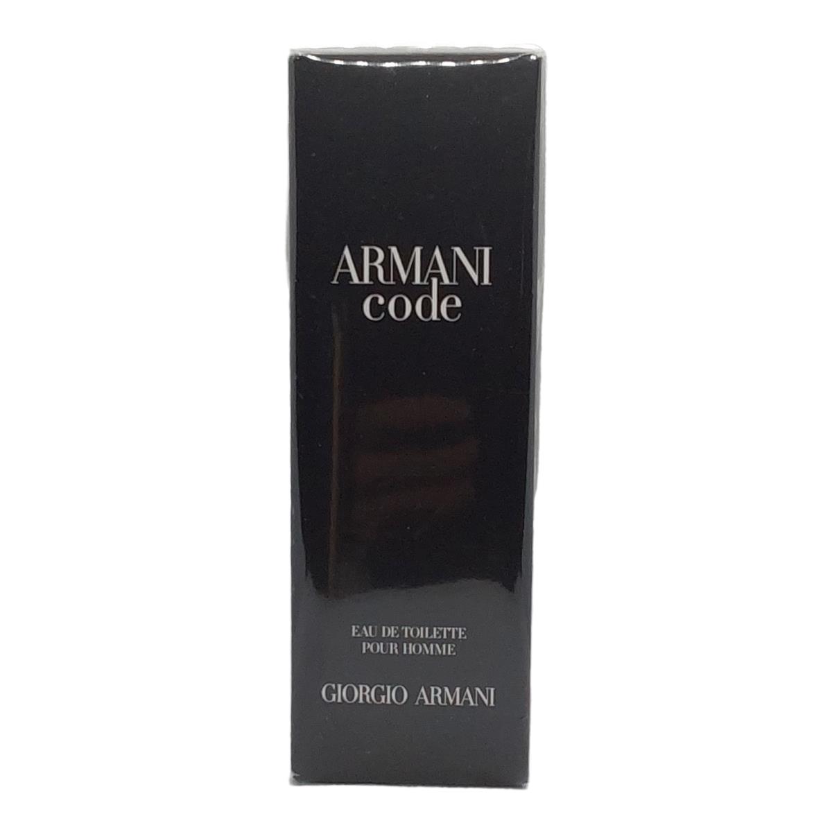 Giorgio Armani Code For Men Eau De Toilette Pour Homme 2.5 oz 75 ml Edt Perfume