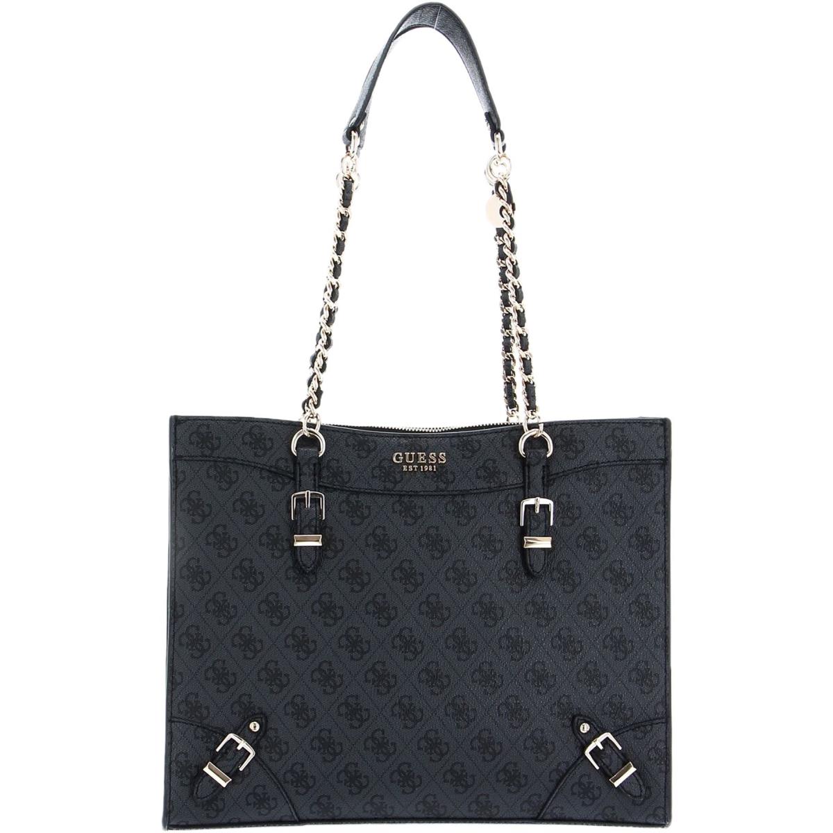 Guess Didi Society Tote Handbag In Brown COAL
