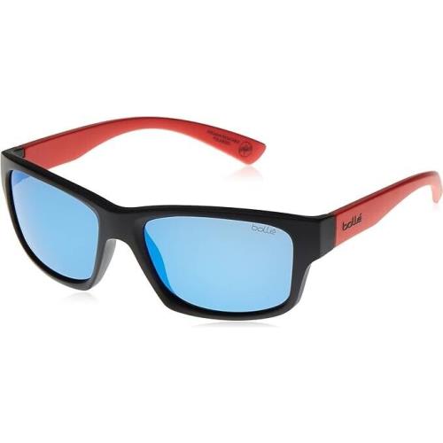 Bolle Boll Holman Floatable Sunglasses 12466 Matte Black/red - Off Shore Polarized