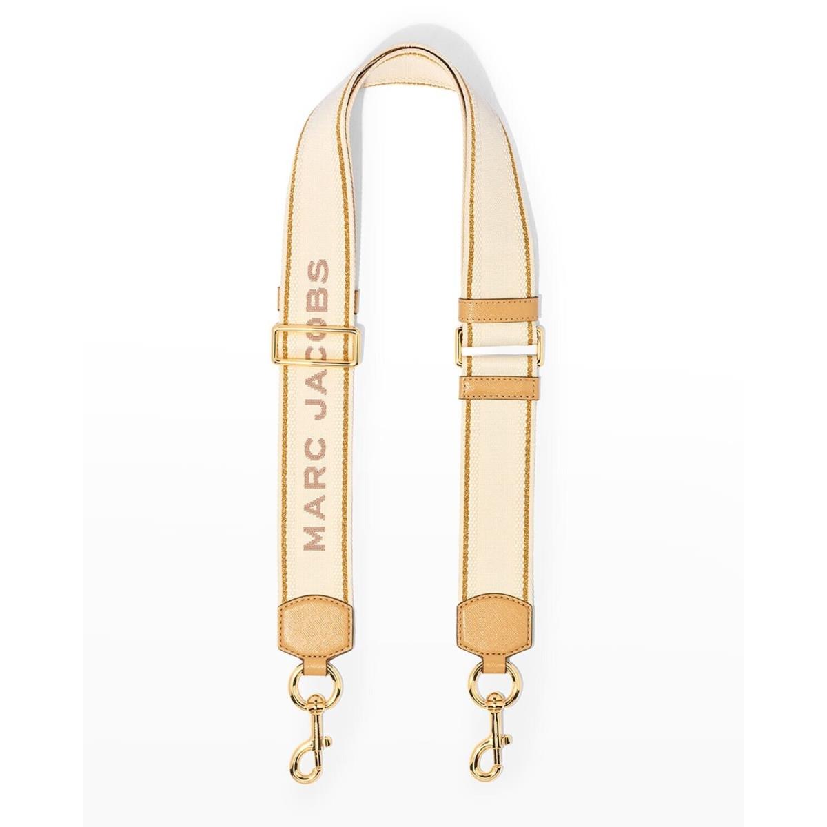 Marc Jacobs L107024 Neutral Multi Ivory Logo Webbing Strap 57