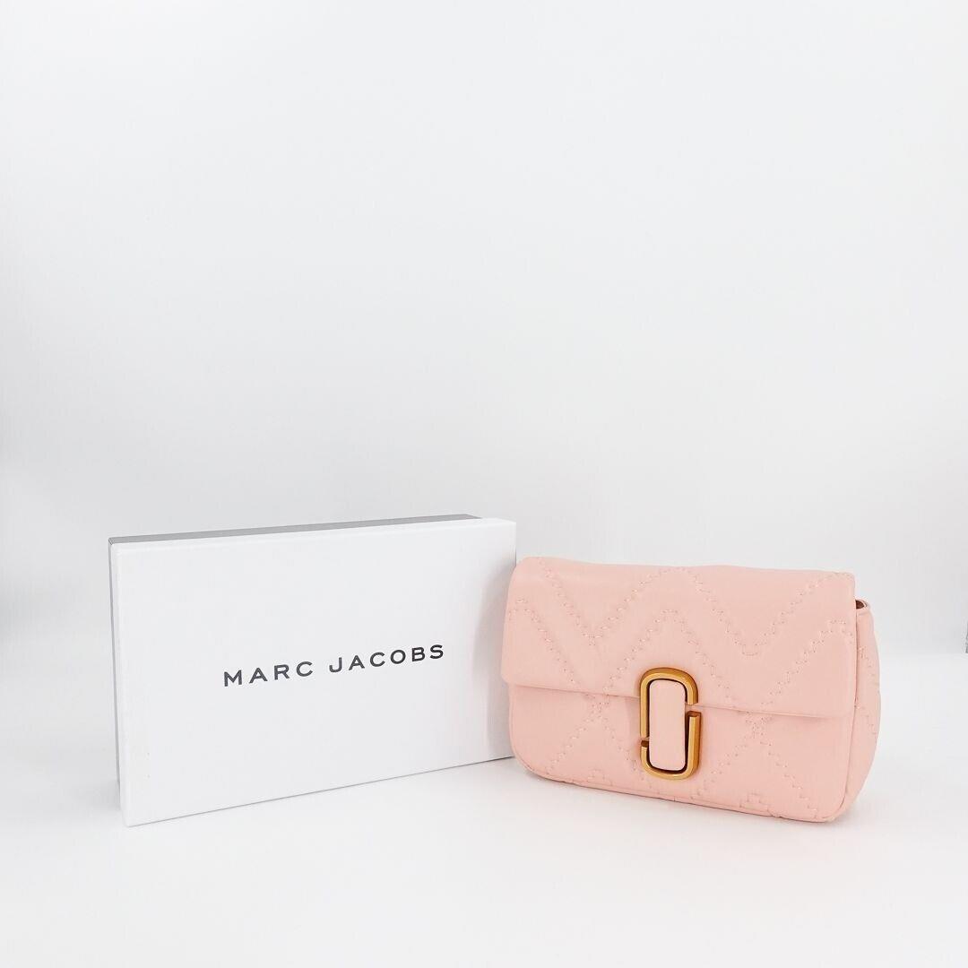 Marc Jacobs J Marc Quilted Leather Shoulder Bag Pink