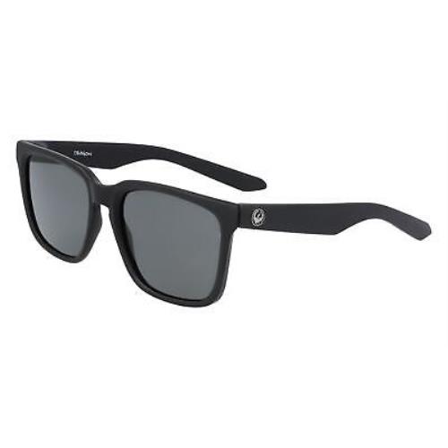 Dragon DR Baile LL POLAR-004-54 Matte Black Sunglasses - Frame: MATTE BLACK, Lens: