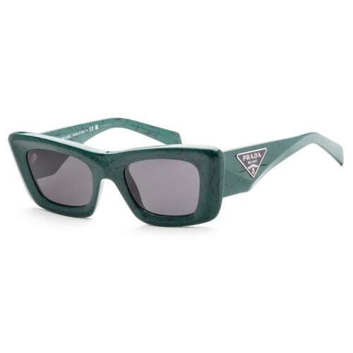 Prada Women`s PR-13ZS-16D5S0 Fashion 50mm Green Marble Sunglasses