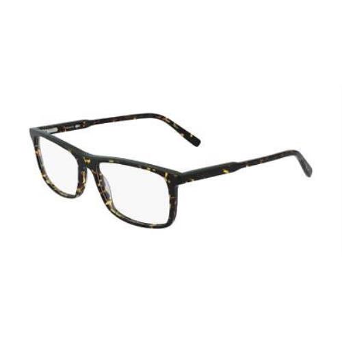 Lacoste L2860-215-5515 Havana Military Green Eyeglasses