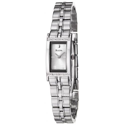 Bulova Womens 96R07 Stainless Steel Wrist Watch