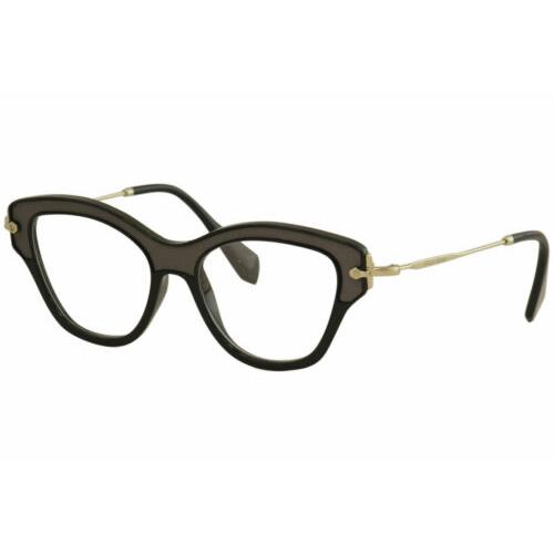 Miu Miu Eyeglasses MU07OV MU/07/OV VIE/1O1 Black/gold Optical Frame 52mm